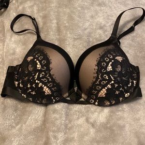 Lace front bra